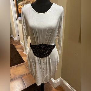 Bebe dress with embellished belt